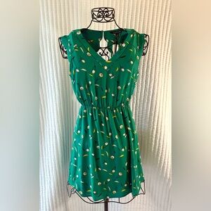 41 Hawthorn Green Floral Midi Dress